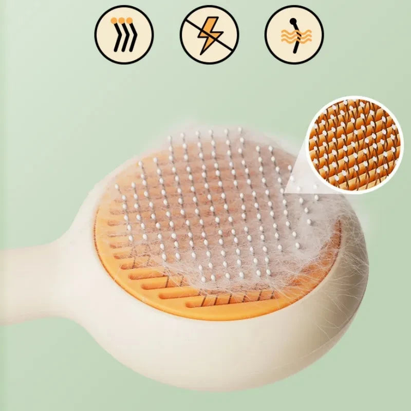 Self-Cleaning Pet Brush