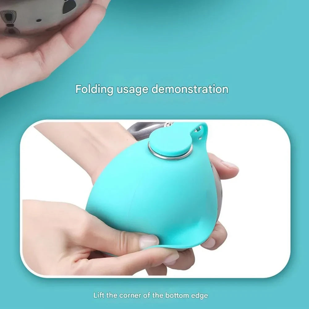Portable Dog Water Bottle with Bowl
