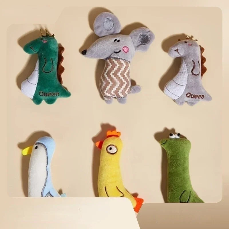 Interactive Catnip Plush Toy for Cats