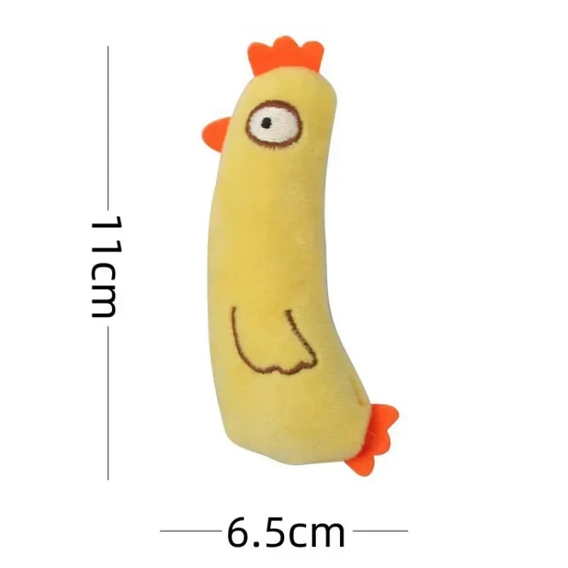 Interactive Catnip Plush Toy for Cats