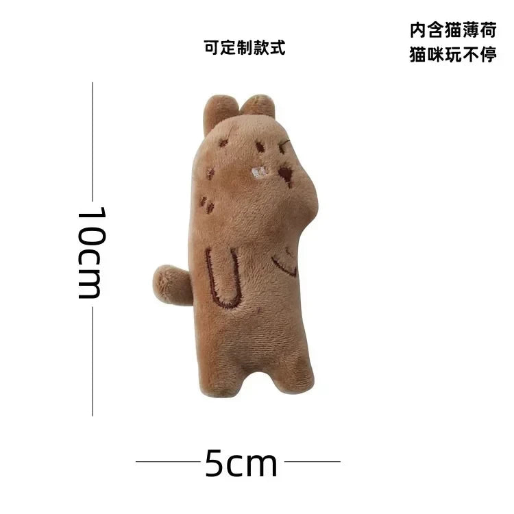 Interactive Catnip Plush Toy for Cats