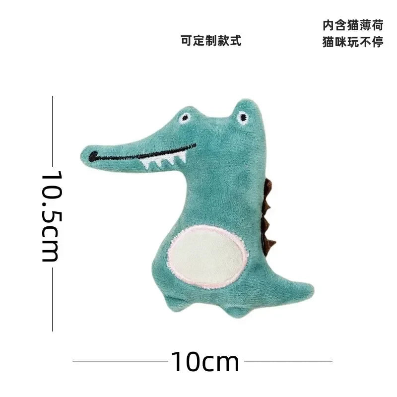 Interactive Catnip Plush Toy for Cats